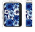 Blue Hawaiian Flowers Car Seat Belt Pillows for Adults, Florals Universal Carseat Covers Strap Pad Head Neck Support for Women Girls Ladies Backpa...