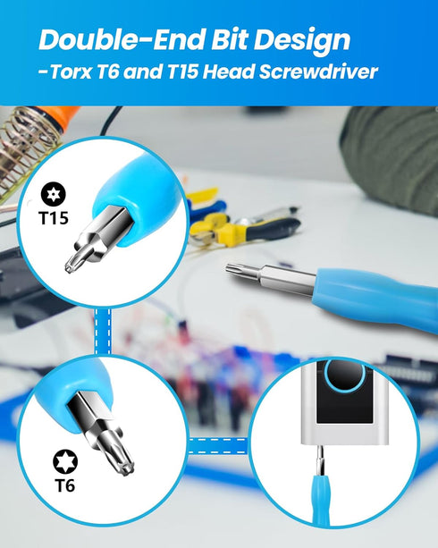 Doorbell Screwdriver Replacement, Doorbell Screwdriver Bit Set for Ring Video Doolbell, Battery Change, Doorbell 2 3 Pro and Elite Ring Doorbell S...