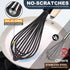 Silicone Whisk,Whisk Non Scratch Whisk for Nonstick Cookware, 5+7+9+11in Siliocne Coated Wisk Perfect for Blending,Beating,Stirring and Kitchen Co...