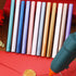 Grey Blue Wax Sealing Sticks, LONBEIIFY 10Pcs 0.43'' Glue Gun Wax Seal Sticks for Wax Seal Stamp, Sealing Wax Sticks for Wedding Invitations, Wine...