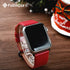 Fullmosa Leather Bands Compatible with Apple Watch Band 41mm 40mm 38mm 42mm for Women Men, Top Grain Genuine Leather Strap for iWatch Series 10/9/...