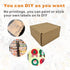 50 Pack 4x4x2'' Small Shipping Boxes, Corrugated Cardboard Mailers for Business, Kraft (CM442K)...