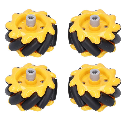 Mecanum Wheel 48mm Omni Directional Electric Motors Parts Smart Robot Car Accessories DIY Components(2 Pairs)...