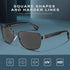 CARFIA Classic Metal Mens Sunglasses - Polarized Sunglasses UV Protection Acetate Arms CA5397...