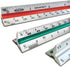 OCM 1 Triangular Architect Scale Ruler (Professional Grade Solid Aluminum) Color Coded 12 Inch Architectural Scale (Imperial Measurements) - Ideal...