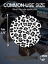 Cute Cup Holder Coasters for Car with Fingertip Grip, Auto Accessories for Women & Men,Pack of 2 (Snow Leopard)...