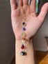 Evil Eye Car Hanging Ornament,Good Lucky Days Car Charm,8 Ball Mushroom Four-Leaf Clover Pendant for Car Rear View Mirror,Cute Boho Evil Eye Ladyb...