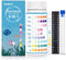 9 in 1 Aquarium Water Test Kit - Easy & Accurate Aquarium Test Strips, 125 Strips Fish Tank Water Testing Kit Monitor pH, Nitrite, Nitrate and Mor...