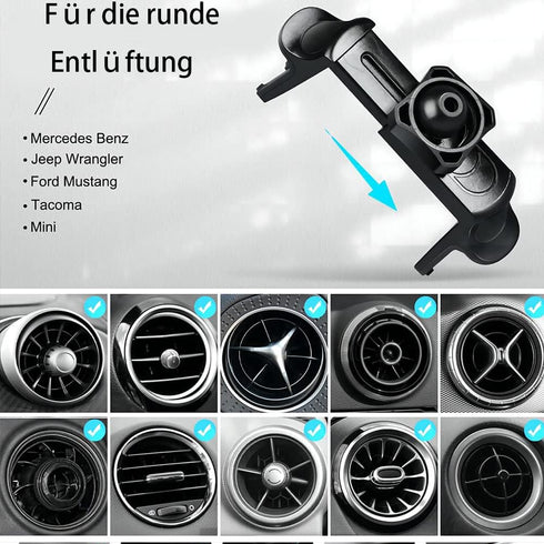 Magnetic Phone Holder for Mini Cooper R56 F56 Smart 451 453 Alfa Romeo Mito Fiat 500 Berlingo Renault Alaskan Clio Mercedes AMG/GLA/GLB/GLC/GLE/GL...