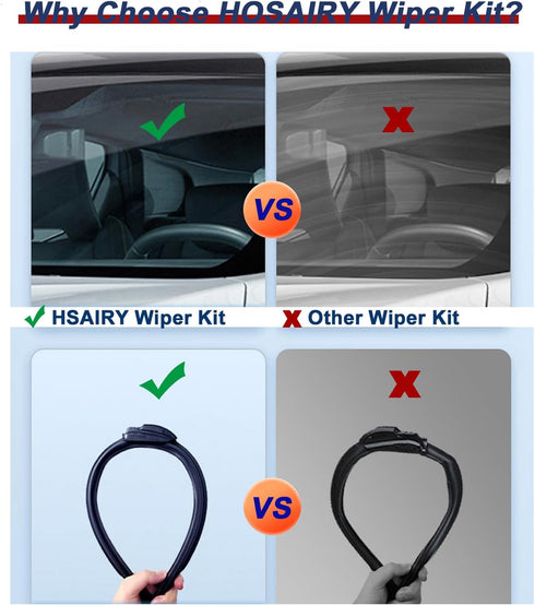 Rear Wiper Arm Blade Set for Nissan Pathfinder 2013-2019, for Nissan Rogue 2014-2019, for Nissan Rogue Sport 2017-2019 Rear Windshield Wiper Arm B...