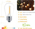 24 Pack LED S14 Replacement Light Bulbs, Shatterproof Waterproof 1W Outdoor String Light Bulbs, E26 Medium Base, 2200K Warm White, 11w Equivalent,...