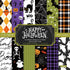 Scrapbook Paper Pad - 6"×6” - 24 Sheets Halloween Scrapbooking Supplies Kit - 160gsm Single-Sided Pattern Paper, Designer Planner Paper, Junk Jour...