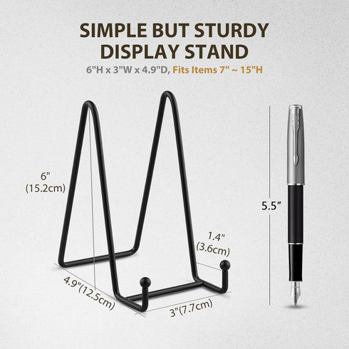 LIONWEI LIONWELI Decorative Plate Stand Holder Picture Frame Stand Easel Display Stand...