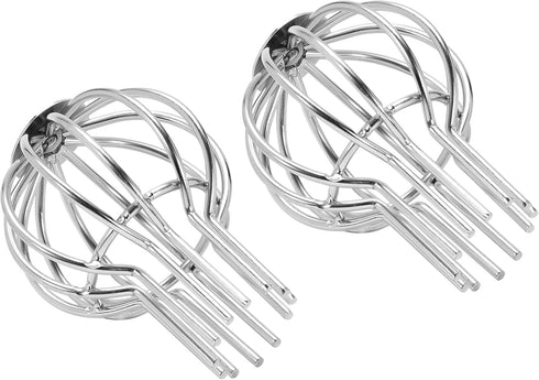 uxcell 2Pcs Gutter Guard, 3 Inch 304 Stainless Steel Down Pipe Gutter Balloon Guard Filter Strainer for Leaves Roof Screen...