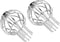uxcell 2Pcs Gutter Guard, 3 Inch 304 Stainless Steel Down Pipe Gutter Balloon Guard Filter Strainer for Leaves Roof Screen...