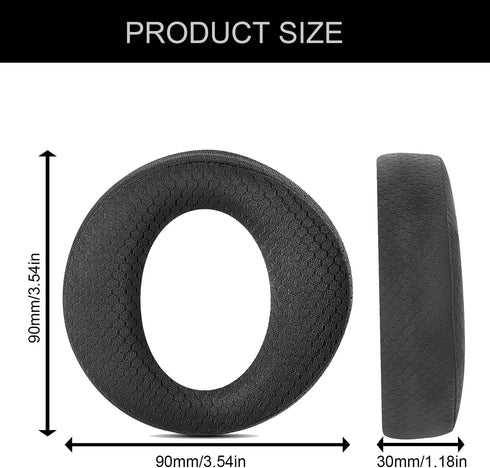Replacement Ear Pads for Sony Playstation 5 PS5 Pulse 3D Wireless Headset,Breathable Mesh Fabric Headphones Ear Cushions Covers Headset Accessorie...