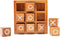 BSIRI Wooden XO Blocks (L) Tic Tac Toe Board Games - Ideal for Kids Games, Family Games and Game Night for Adults, Farmhouse Decor for Coffee Tabl...