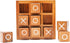 BSIRI Wooden XO Blocks (L) Tic Tac Toe Board Games - Ideal for Kids Games, Family Games and Game Night for Adults, Farmhouse Decor for Coffee Tabl...
