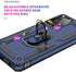 Military Grade Drop Impact for Samsung Galaxy A52 5G Case 360 Metal Rotating Ring Kickstand Holder Armor Heavy Duty Shockproof Case for Galaxy A52...