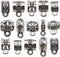 WOCRAFT 100 pcs Clasp Bail beads Charms,Bail Tube Beads, Loose Spacer Bead,Bead Hanger Charm for Jewelry Making DIY Necklace Bracelet...