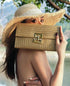 Avilego Straw Handbags for Women Straw Clutch Summer Bag Beach Bag Casual Straw Purses 2024...