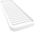 Happitasa Silicone Kitchen Sink Organizer Tray, Sponge Holder and Countertop Protector | Bathroom and Kitchen Soap Dish and Dispenser Tray (White,...