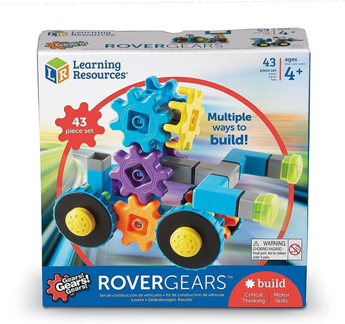 Learning Resources Gears! Gears! Gears! Rover Gears, Building Set, 43 Pieces, Ages 4+...