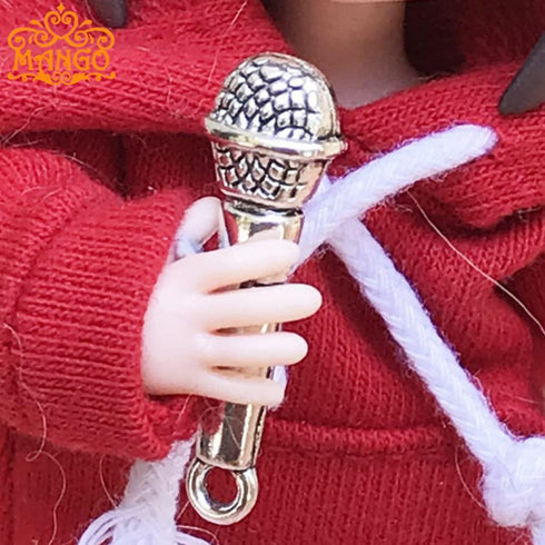Toyvian Dollhouse Decor Musical Doll 1 12 Scale miniature microphone mini musical instruments miniature musical instruments Dollhouse Accessories,...