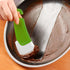 Silicone Pan Scraper Dish Cleaning Spatula Bowl Scraper Dish Scraper Non Stick Kitchen Scraper Pan Rubber Cleaning Spatula Pot Cleaning Tool 2 PCS...