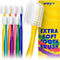 Extra Soft Toothbrush for Adults Sensitive Gums and Teeth with Individual Head Covers, 7 Pcs Manual Toothbrushes - Family and Guests (7 Counts, So...