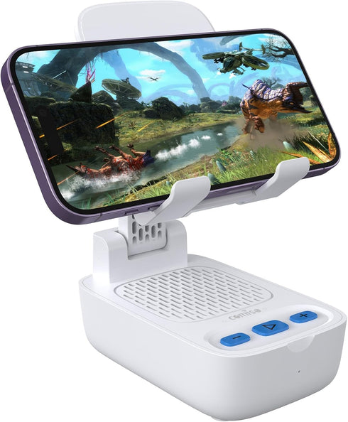Gifts for Men Women, from Wife,Cell Phone Stand with Wireless Bluetooth Speaker, Punchy Bass & HD Stereo Sound Speaker for Home & Outdoors Compati...