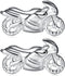 HONEY BEAR Racing Motorcycle Motorbike Cufflinks for Mens Shirt Gift Silver...