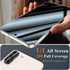 YMHML 3 Pack for Samsung Galaxy S23 Screen Protector Tempered Glass Upgrade Fingerprint Unlock Compatible for 3 Pack Camera Lens Protector, HD Cle...