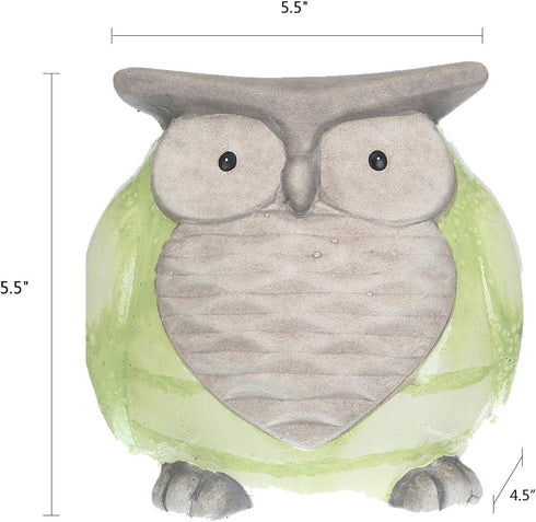 Topadorn Ceramic Owl Statue for Garden Décor,Garden Statue Figurine Tableshelp Ornaments Statues...