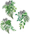 Schoolgirl Style Simply Boho 12-Piece Extra Large Greenery Bulletin Board Cutouts, Greenery Leaves with Black and White Bows Cutouts for Bulletin ...