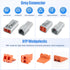 48 PCS Deutsch DTP Connector Kit 2 Pin Automotive Waterproof Connectors 6 sets with Size 12 Stamped Contacts Gauge 14-12 AWG Wire Size,25A...