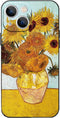 Compatible with iphone 13 Mini Phone Case 5.4 Inch,Yellow Sunflower by Van Gogh Art Aesthetic Phone Case, Slim Shockproof Protctive Antishock Cove...