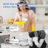 Electric Spin Scrubber Cordless Power Cleaning Brush with 5 Replaceable Brush Heads Rechargeable Scrubber for Bathroom Tub Sink Kitchen Dishes Til...