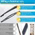 Rear Wiper Arm Blade, Replacement for Honda Odyssey 2011-2017 - ZOFFI Back Windscreen Wiper Assembly Replacement - All Season Natural Rubber Clean...