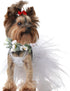Dog Wedding Flower Collar Dog Wedding Attire Wreath Bow, for Weddings Flower Ring Pets Cats and Dog, Pet Photo Prop (White, Fresh, Medium)...