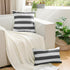 Outdoor Throw Pillow Covers, Square Stripe Waterproof Throw Pillow Cases for Outdoor Patio Porch Farmhouse Garden Balcony Couch, 18"x18"(45x45cm)/...