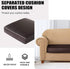 Faux Leather Couch Cushion Covers, Waterproof Sofa Cushion Slipcovers, Elastic RV Chair Seat Covers for Settee Seater, PU Leather Sofa Slipcovers ...