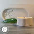 Candle for home,Aroma Candle in a Plaster Candlestick,Cozy Home Candles, Wooden Wick,Soy & Coconut Blend, Handcrafted Aromatic Candle in a Cement ...