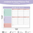 Weekly To Do List Notepad with 52 Undated Tear Off Sheets?8.5"×11") Weekly Desk Planner Pad with Spiral Binding for Women & Man, Work, School and ...