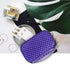 Teamoy Jewelry Travel Case Organizer - Small Storage Bag for Necklace, Earrings, Rings, Watch, Purple Dots...