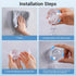LUXEAR Suction Hooks, 2 Pack Razor Hooks Removable & Reusable Suction Shower Hook Waterproof Powerful Vacuum Suction Hanger for Towel Bathrobe Loo...