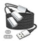 USB Splitter, USB A Male to 2 Female USB Extension Cable, 4Ft Long USB Y Splitter Support Charging and Data Transfer for Printer/USB Keyboard/Flas...