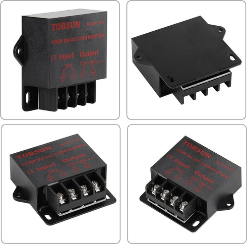 DC 24V to DC 12V 10A 120W Step Down Buck Converter Voltage Regulator Reducer Power Converter Mini Module 12V Transformer...