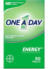 One A Day Energy Multivitamin with Vitamin A, C, D, E, Zinc for Immune Health*, Caffeine, Biotin, B6, B12 & More, 50 Tablets...