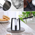 600ml Turkish Coffee Pot,Stainless Steel Milk Pot,Glossy Surface Saucepan Chocolate Melting Pot,High Temperature Resistant Butter Warmer Pot with ...